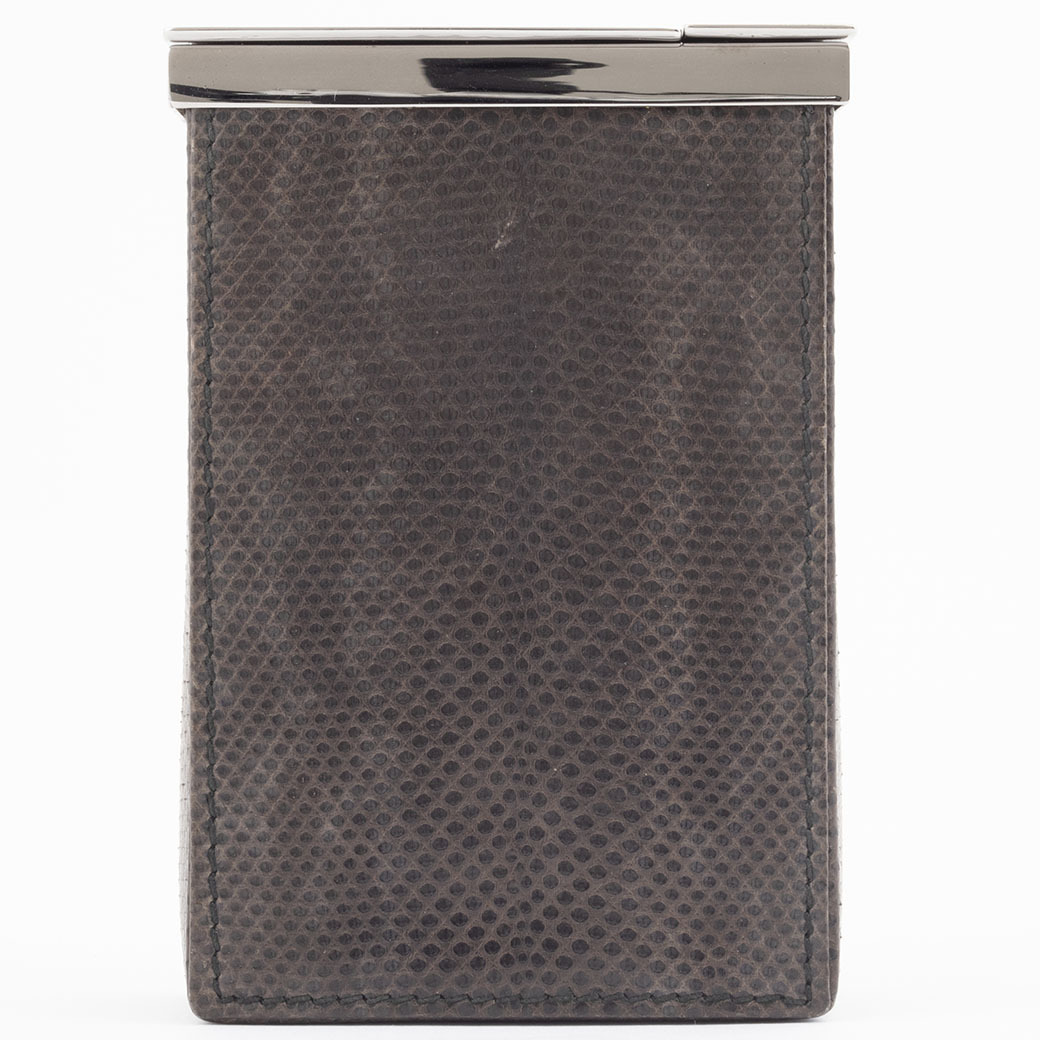 グッチ シガレット ケース タバコケース グレー 03009591559 メンズ レザー ヘビ柄 GUCCI 中古拍卖
