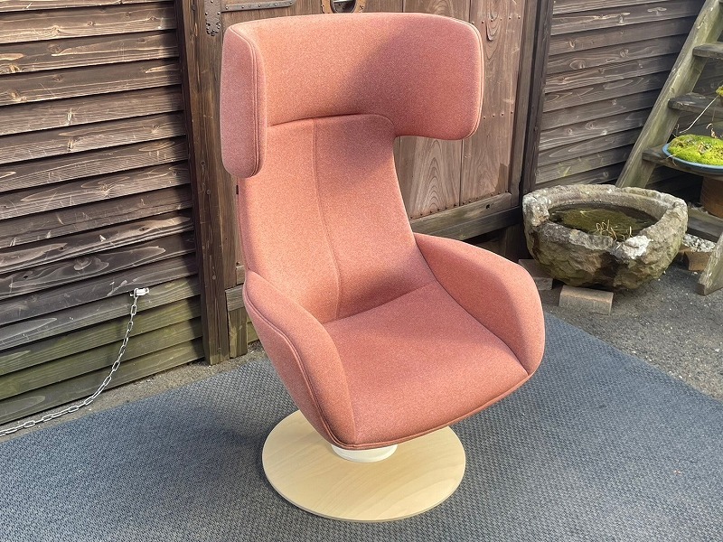 okamura Lives パーソナルチェア L147WZ FXW6 20年 オカムラ ライブス ラウンジチェア 回転 椅子 ミーティングチェア拍卖