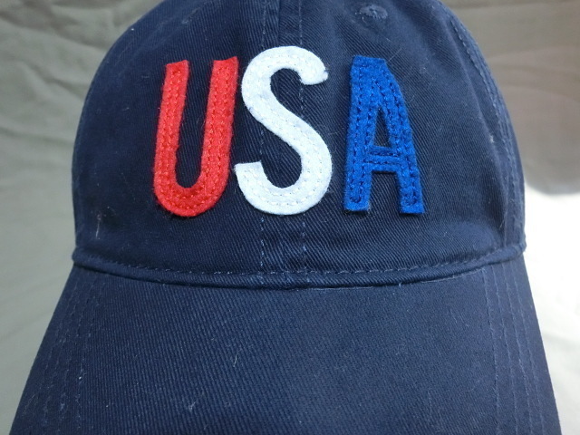 激レア USA購入 人気アメカジブランド オールドネイビー【OLD NAVY】 【USA】ワッペンロゴ付キャップ ネイビー 中古良品拍卖