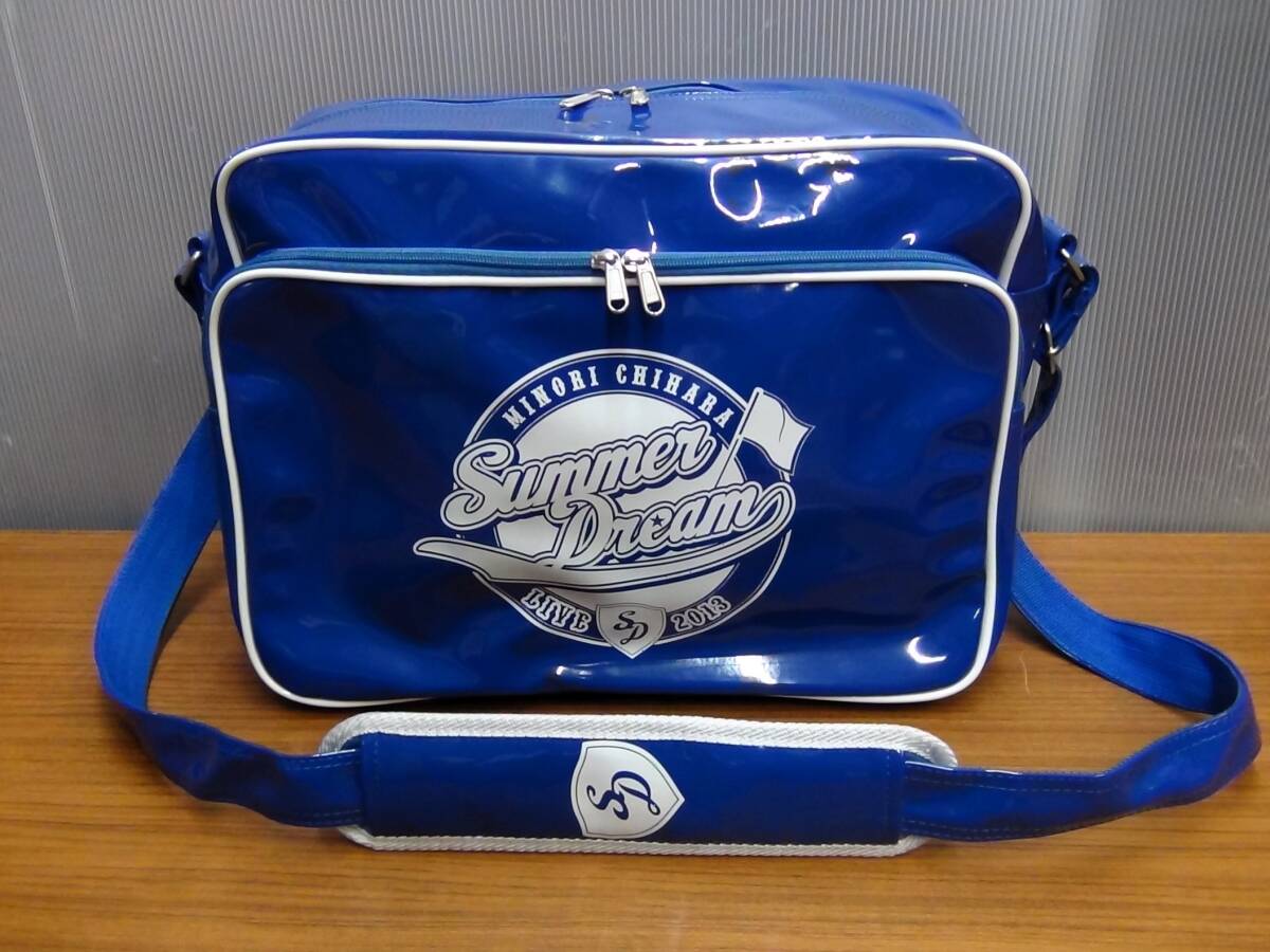送料無料☆茅原実里 MINORI CHIHARA LIVE 2013 SUMMER DREAM エナメルスポーツバッグ☆未使用品拍卖