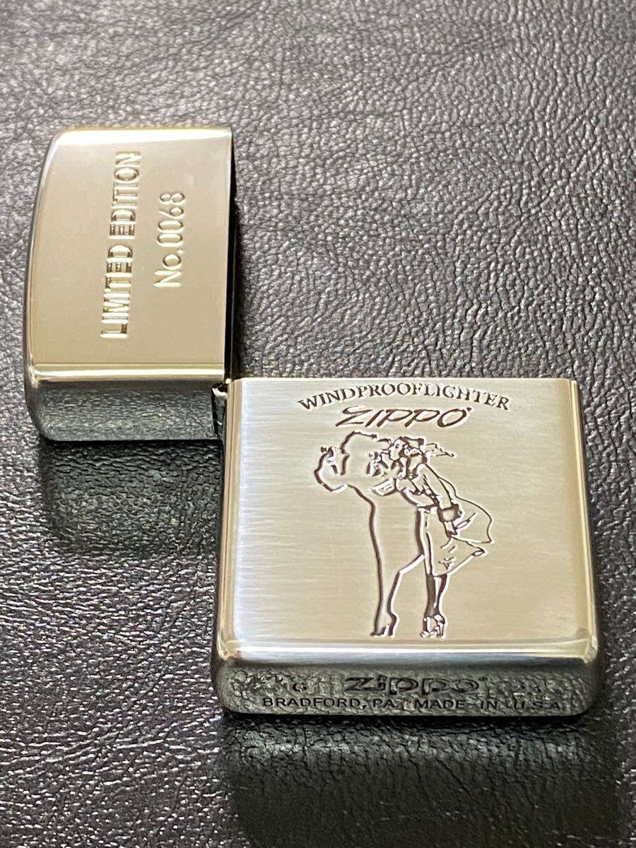 zippo ウィンディ ダブルシルエット 限定品 外側ケース アウター 前面刻印 希少モデル 2023年製 WINDY シリアルナンバー NO.0068 拍卖