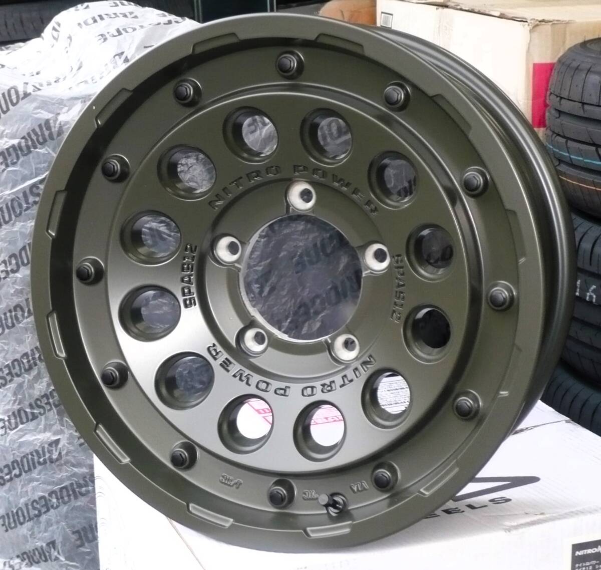 税込! JB74W系 ジムニーシエラ用ホイール 「ナイトロパワーH12 SHOTGUN」GR 新品1台分拍卖
