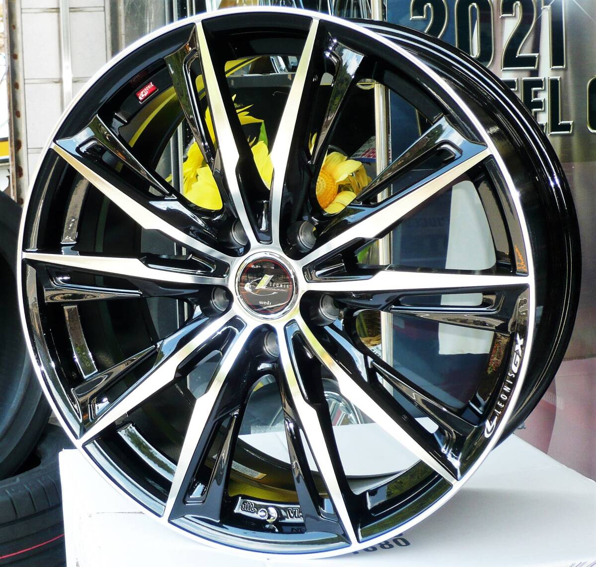 税込! ZE1系 リーフ用ホイール 「レオニス GX」 新品1台分拍卖