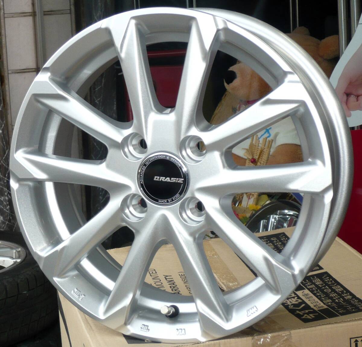 税込! 160系 サクシード用ホイール 「クレイシズ GC36F」 新品1台分 NCP160V/NCP165V/NHP160V拍卖