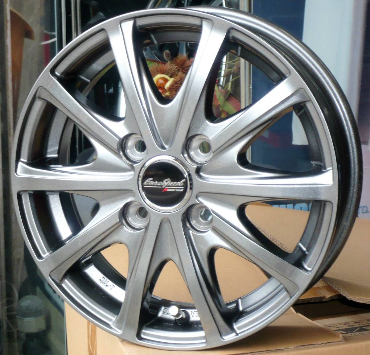 税込! L455S/L465S系 タントエグゼ用ホイール 「ユーロスピード V25」 新品1台分拍卖