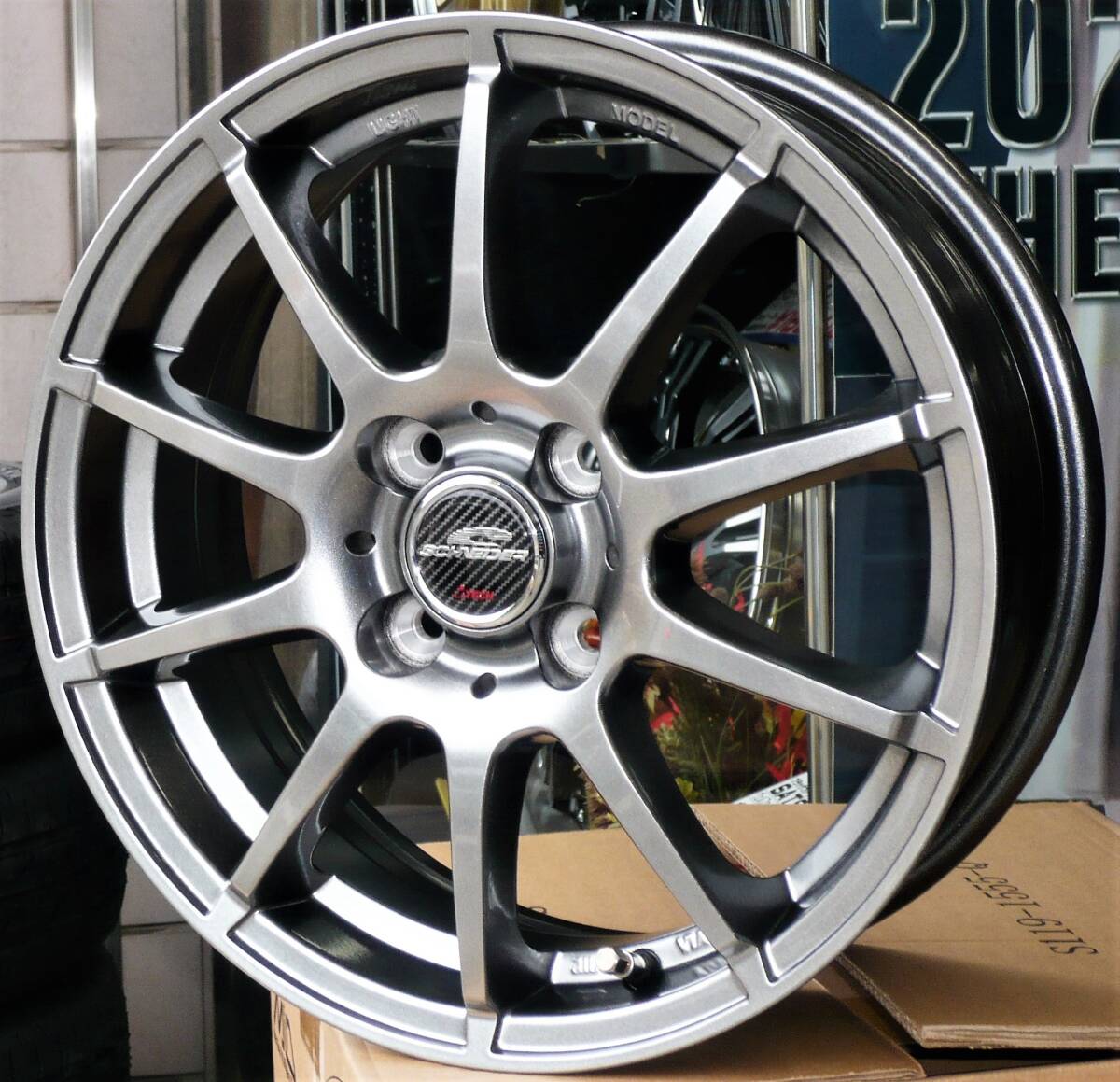 税込! E160系 カローラフィールダー用 軽量ホイール 「シュナイダー STAG」 新品1台分 NRE161G/NZE161G/NZE164G/ZRE162G/NKE165G拍卖