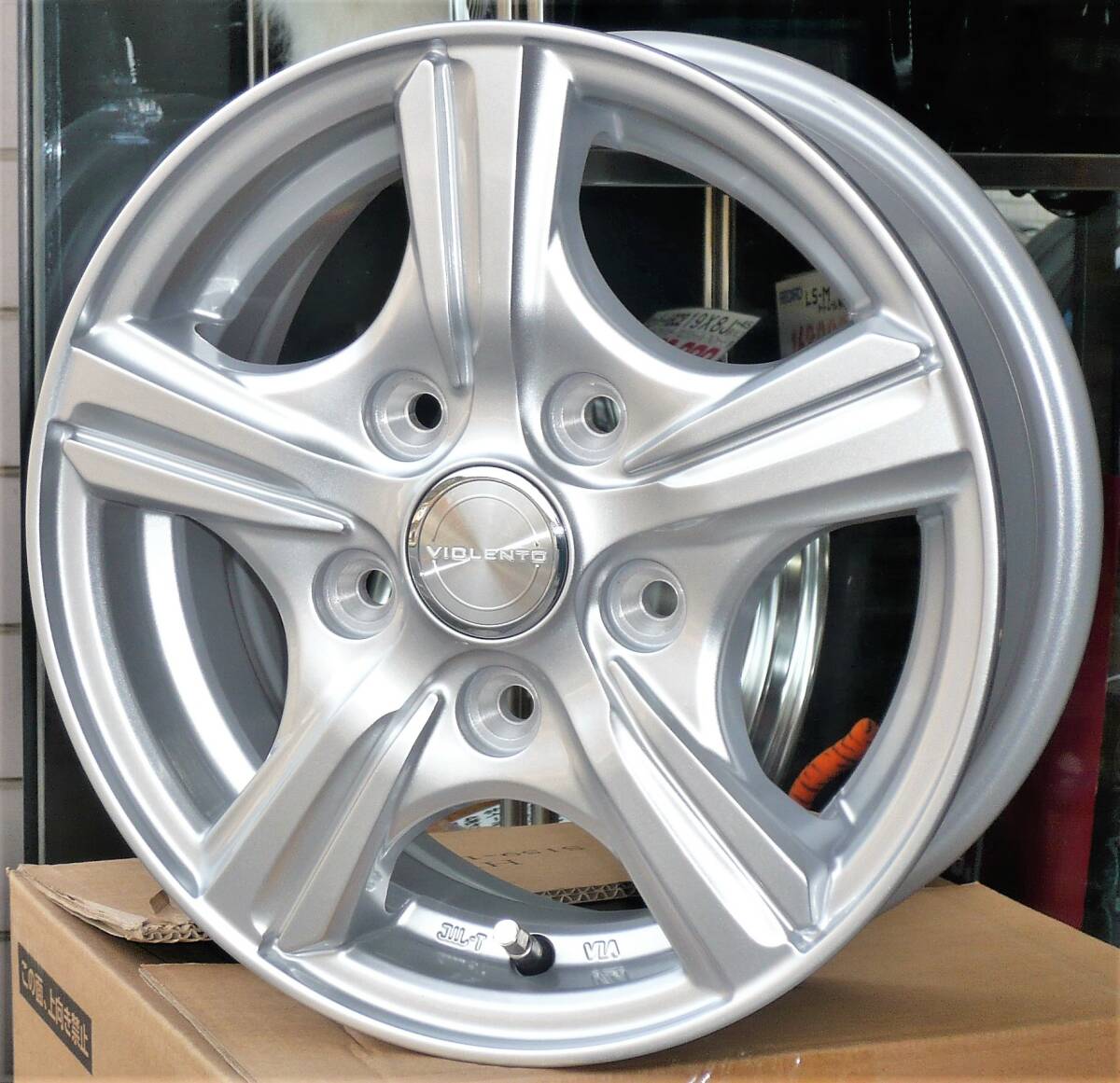 税込! S402U/S412U系 タウンエース トラック専用 車検対応ホイール 「ヴィオレントKS」 新品1台分拍卖