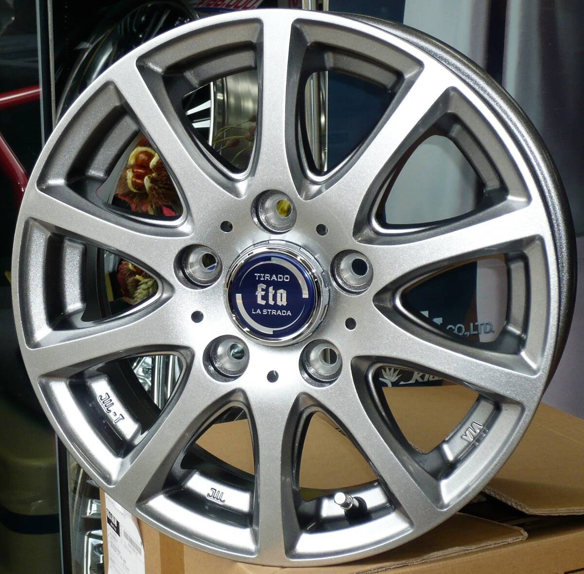 税込! S403U/S413U系 タウンエース トラック専用 車検対応ホイール 「ティラード・イータ」 新品1台分拍卖