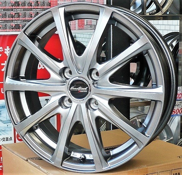 税込! P140系 スペイド・ポルテ用ホイール 「ユーロスピード V25」 新品1台分 NCP141/NCP145/NSP140拍卖