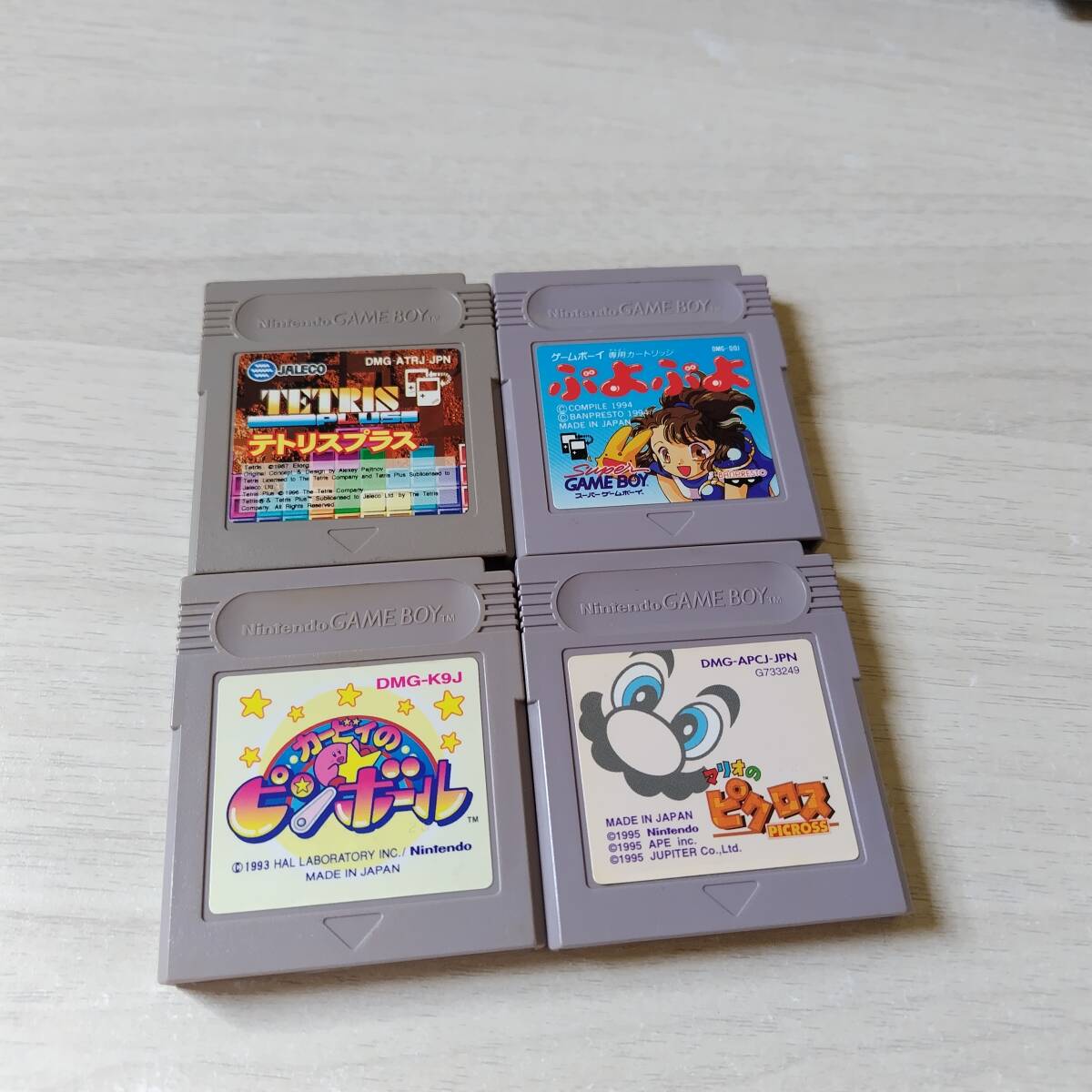☆GB テトリスプラス 等4本!  レターパックライトFC8本までGB30本までGBA30本以上同梱可☆拍卖