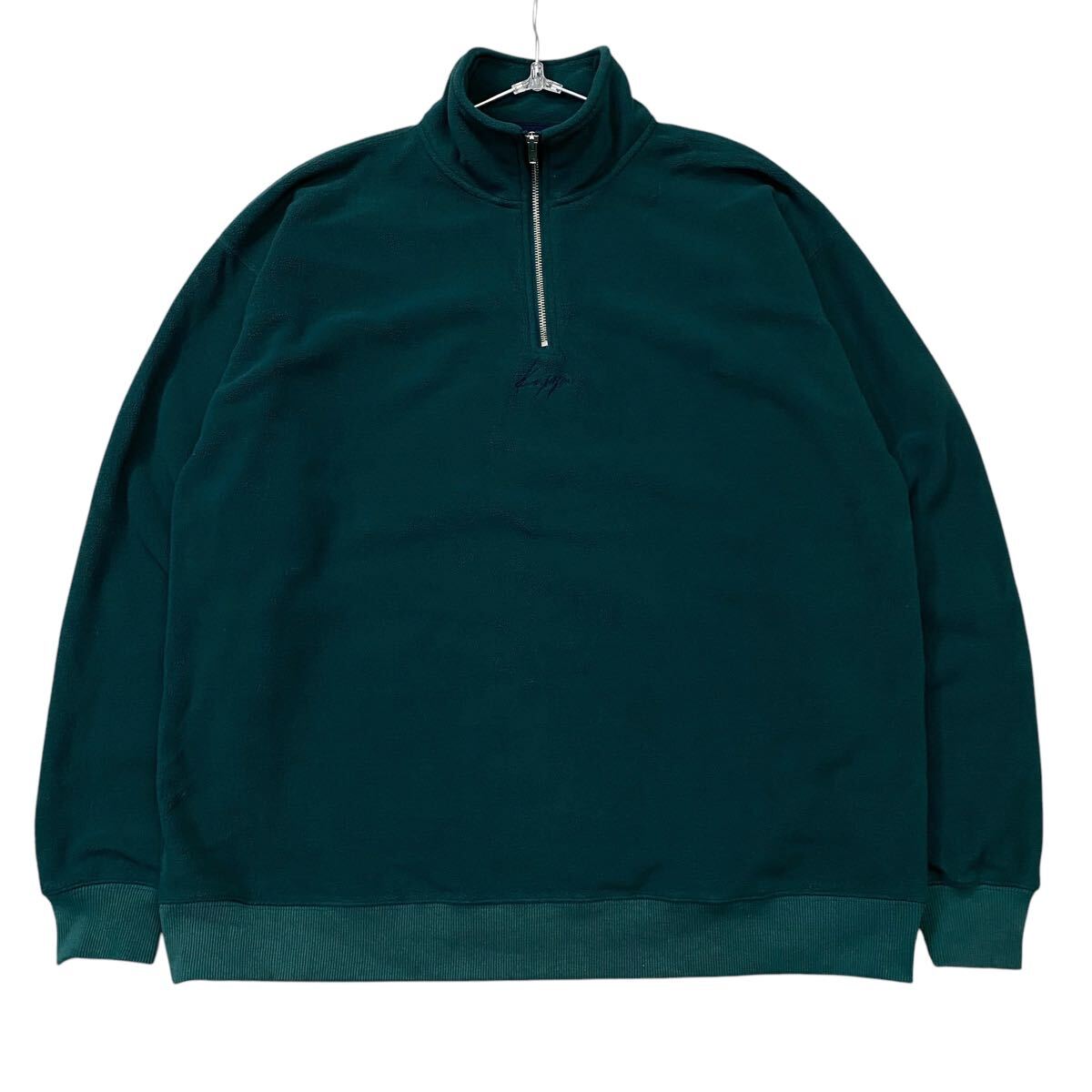 Kappa フリースプルオーバー メンズM ダークグリーン系 刺繍ロゴ拍卖