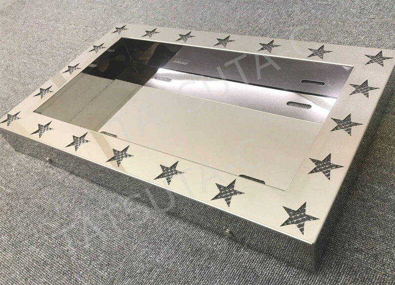 星抜 中型ナンバー枠 色が変える仕様 鏡面ステンレス 24V 12V LED フロントアンドン ナンバーフレーム レア 希少 レトロ デコトラ S0158S拍卖