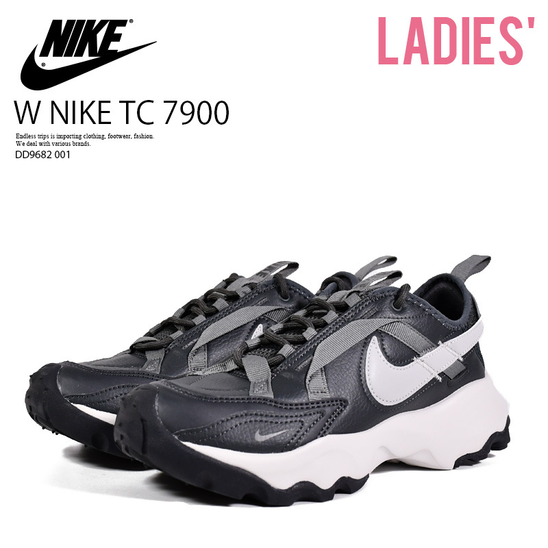 ■新品■NIKE/ナイキ■W NIKE TC 7900 ウィメンズ TC 7900■24.5cm■ブラック スニーカー ローカット ストリート ランニング■DD9682拍卖