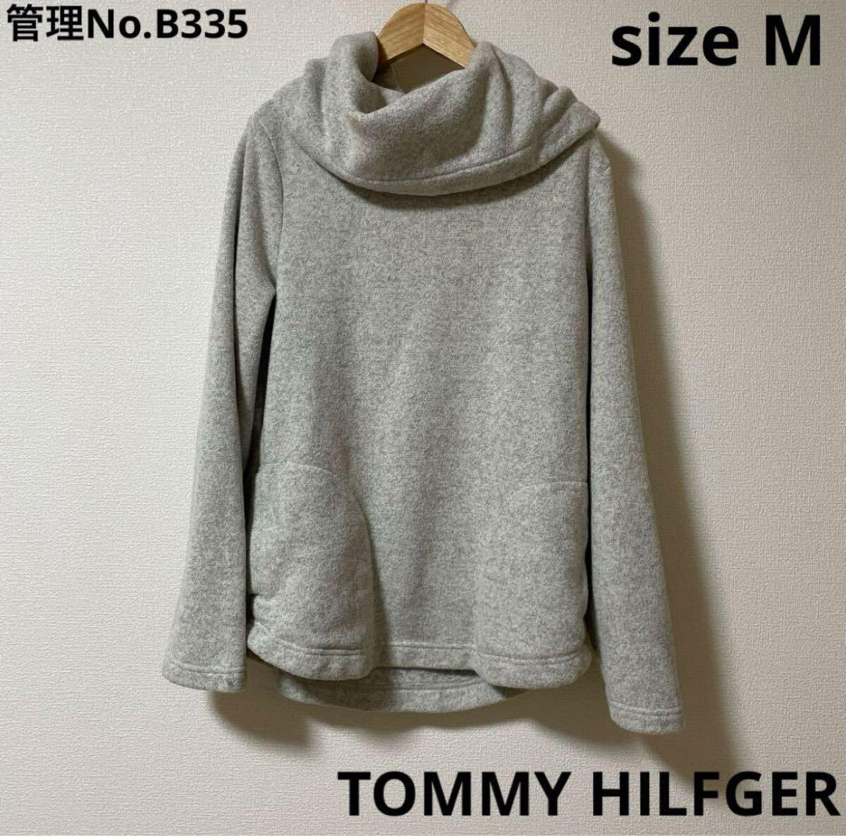 ★送料無料★ 即決 メンズ レディース トップス タートルネックトレーナー USA古着 Mサイズ TOMMY HILFGER トミーヒルフィガー拍卖