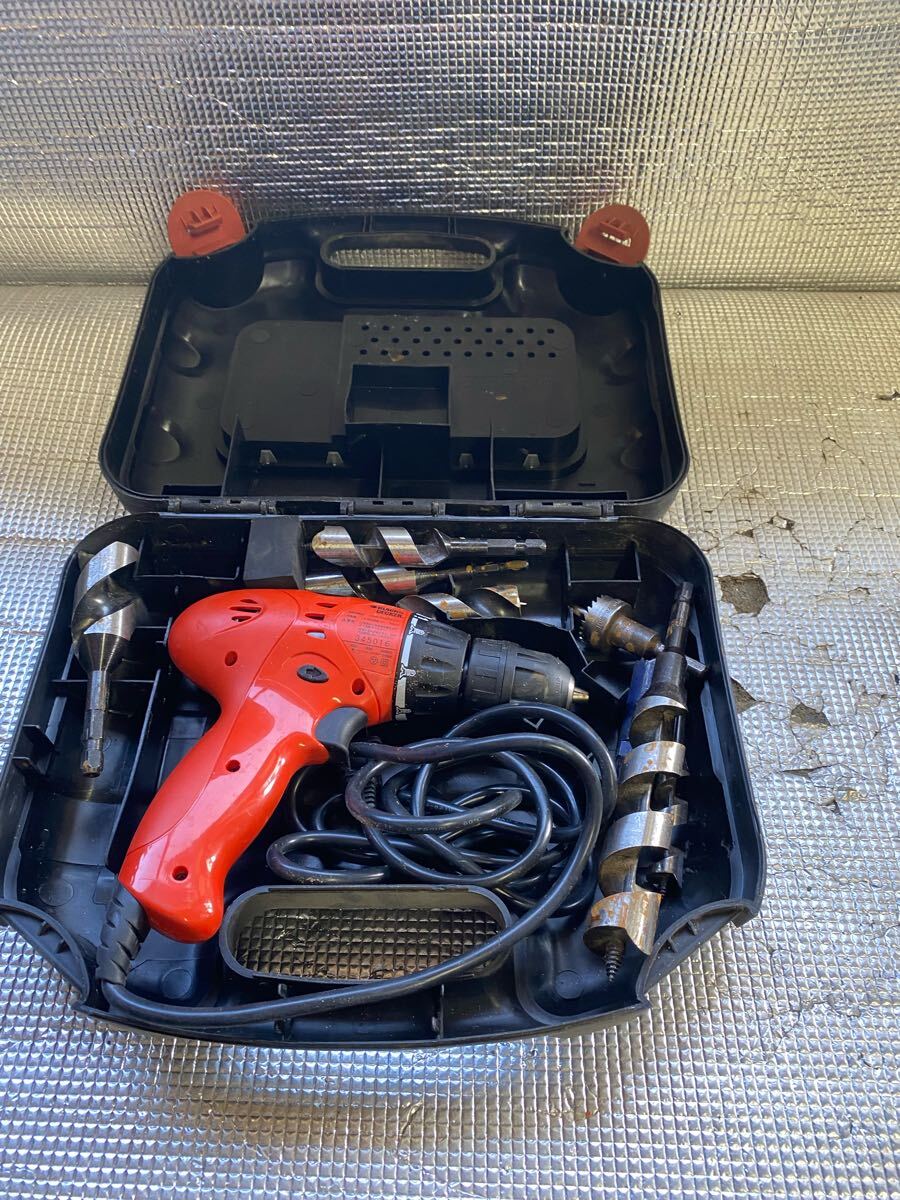 BLACK&DECKER ドリルドライバー KR100RE 付属品付き 中古品拍卖