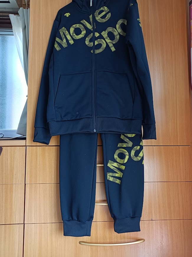 デサント メンズ スエット 上下 ハーフパンツ 3点セット サイズO 古着拍卖