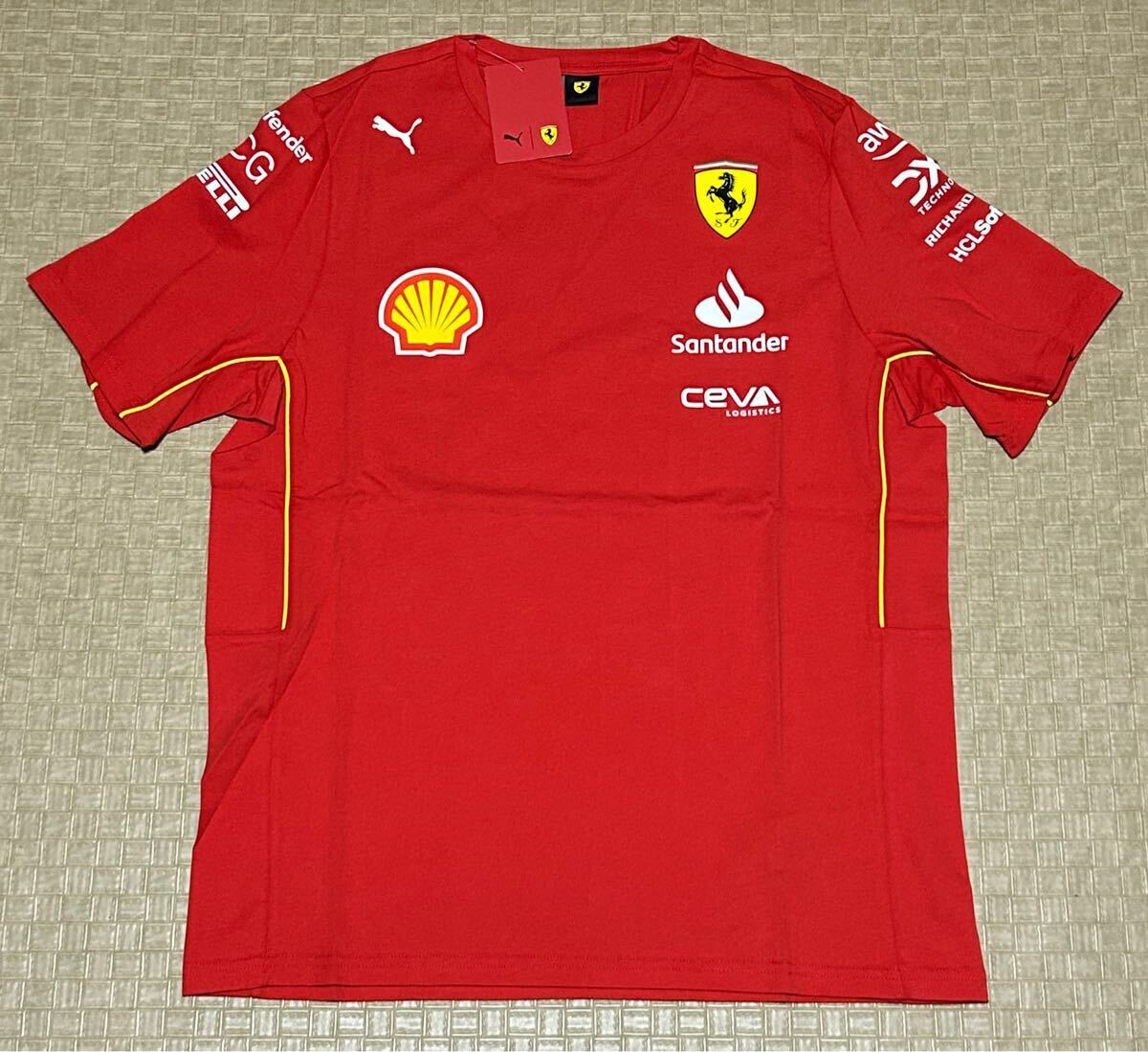 新品・XL (US サイズ)・PUMA×FERRARI・プーマ フェラーリ チーム 半袖 Tシャツ拍卖