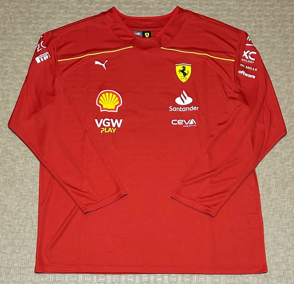 新品・L (US サイズ)・PUMA×FERRARI・プーマ フェラーリ チーム ホッケー ジャージ 長袖 シャツ拍卖