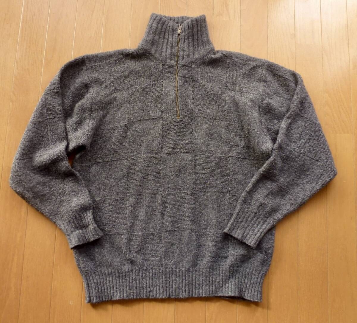 良品 90s CHAPS RALPH LAUREN チャプス ラルフローレン ニット セーター ハーフジップ 即決あり!拍卖