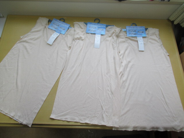 婦人ノースリーブインナー・L寸・3枚・A59拍卖