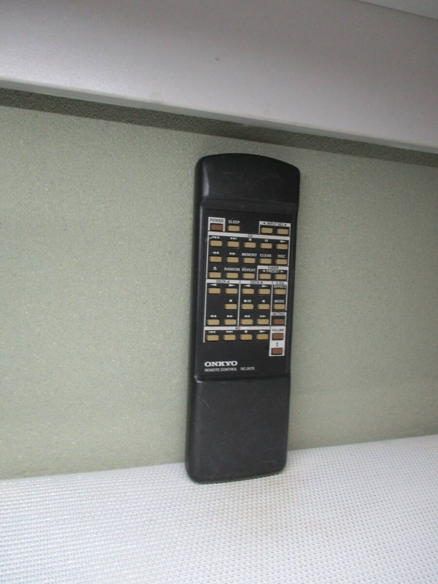 ONKYO RC-297S リモコン チューナーアンプ オンキョー オーディオリモコン 純正拍卖