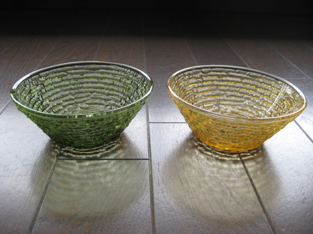 ☆ファイヤーキング ソレノ ボウル ハニーゴールド アボカドグリーン 2個拍卖