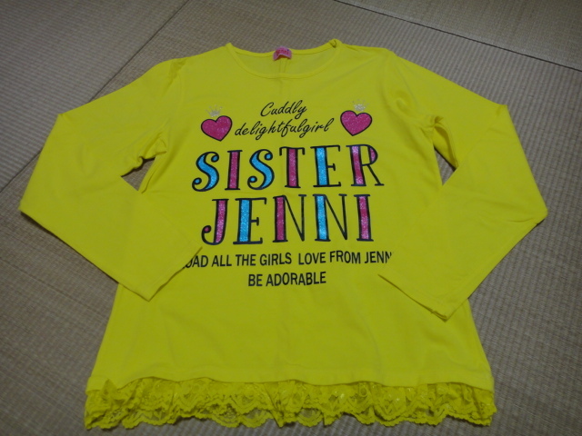 Jenni☆ジェニイ☆裾がかわいい長袖TシャツロンT160cm拍卖