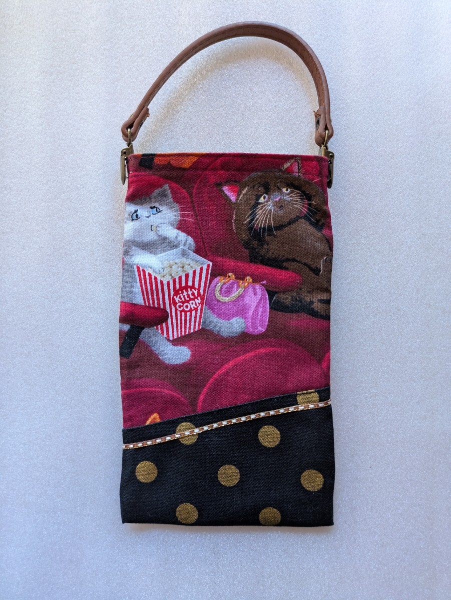 猫柄 /ハンドメイドポーチ/ 携帯入れ等に 拍卖