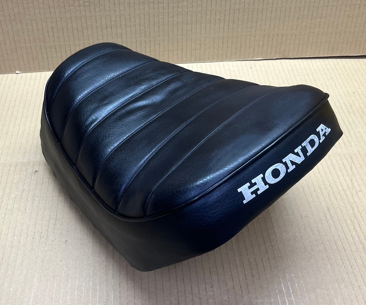 激レア貴重◆特選中古●1点限★安心の HONDA 純正★ゴリラ★ノーマル/シート●黒 ブラック ホンダ ロゴ 入 61.908 GORILLA 6V 当時物 R575拍卖