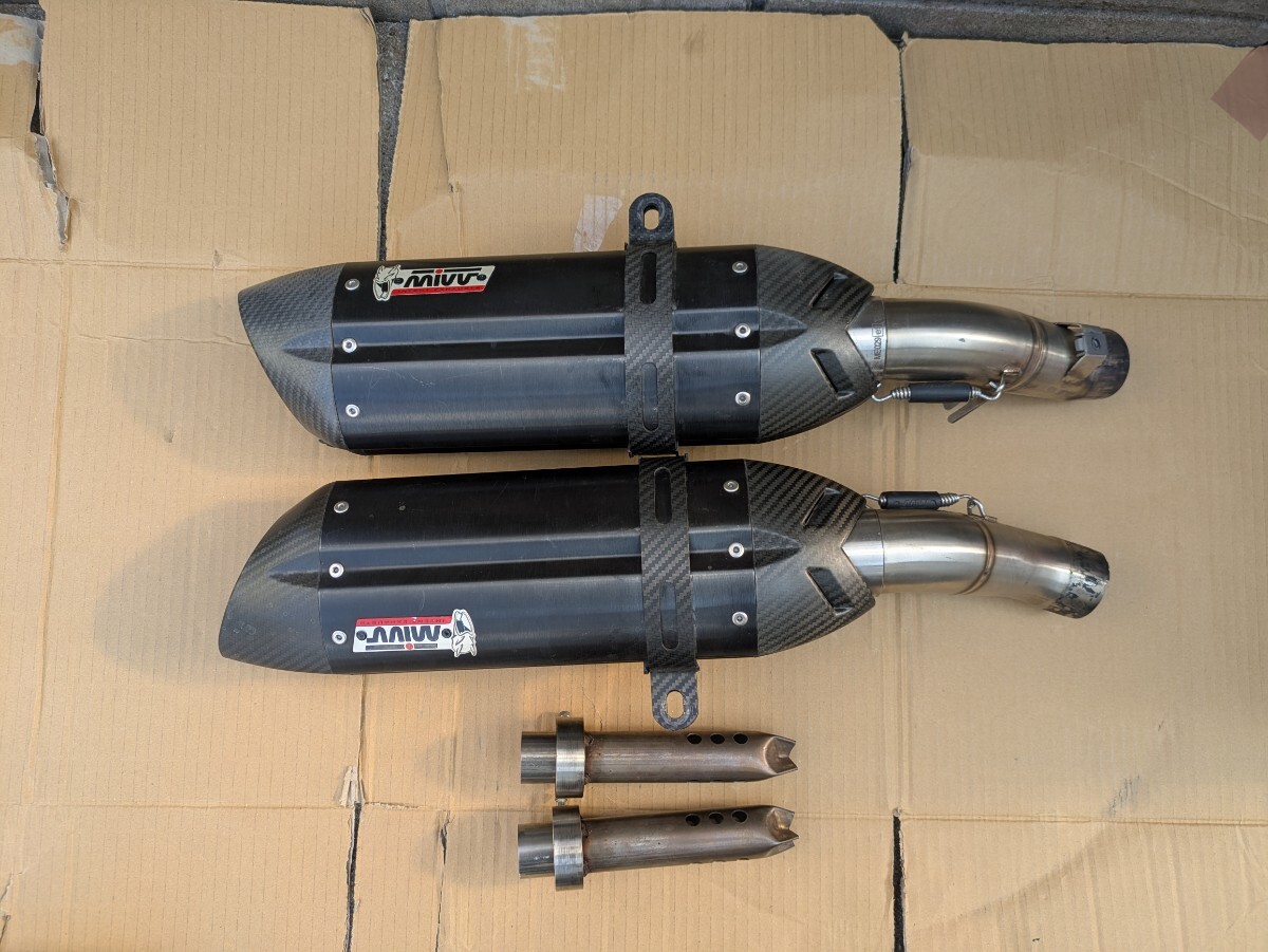 KAWASAKI Z1000 MIVV SUONO BLACK スリップオン マフラー 2014- ミブ ステンブラック マフラー NINJA1000 MIVV スリップオン Z1000拍卖