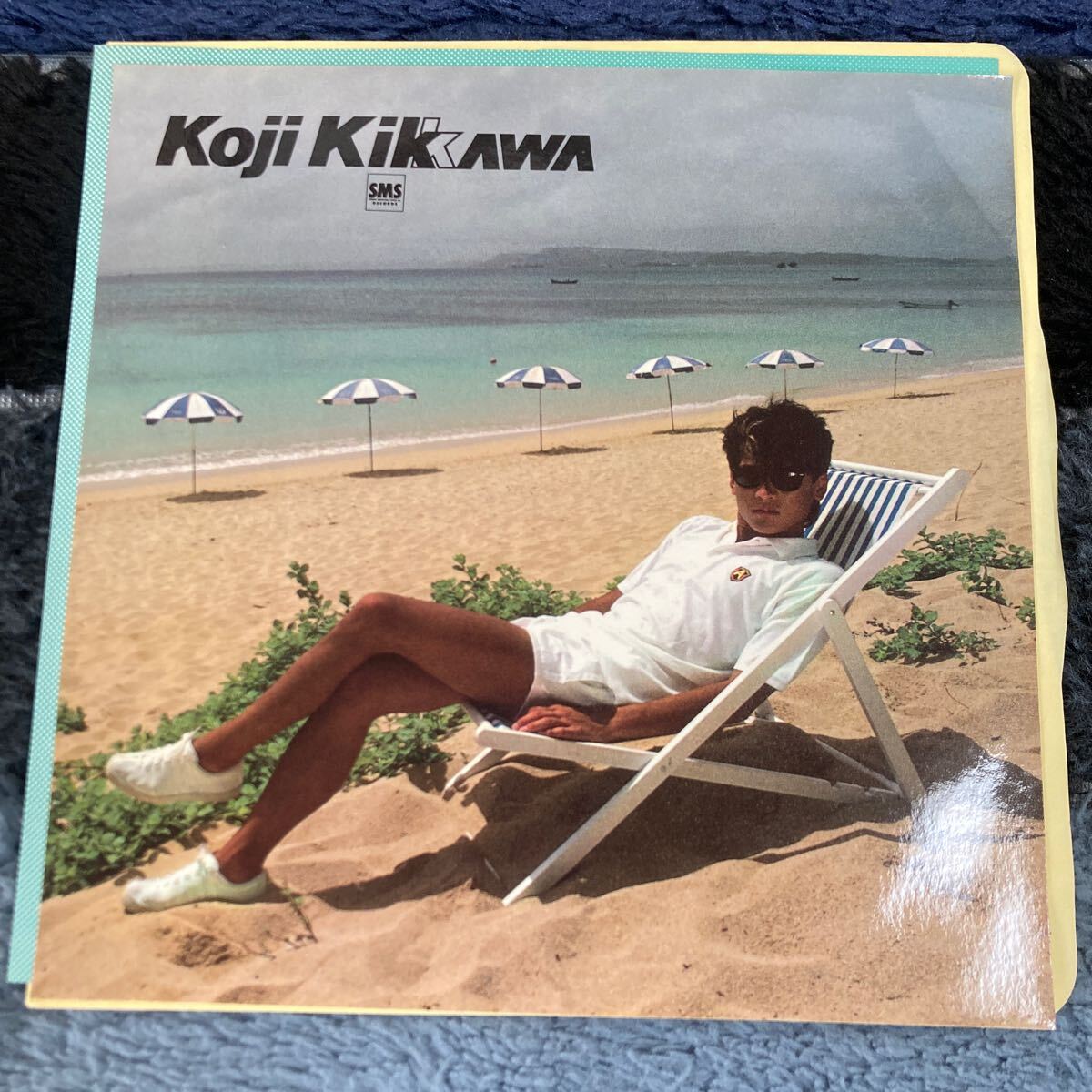 【シール付き】吉川晃司、kiss me、7インチレコード、和モノ、昭和歌謡拍卖