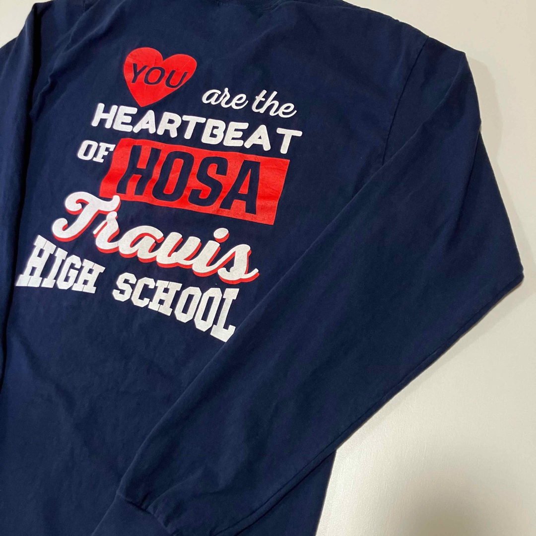 Hanes 長袖プリントTシャツ Mサイズ メンズ レディース拍卖