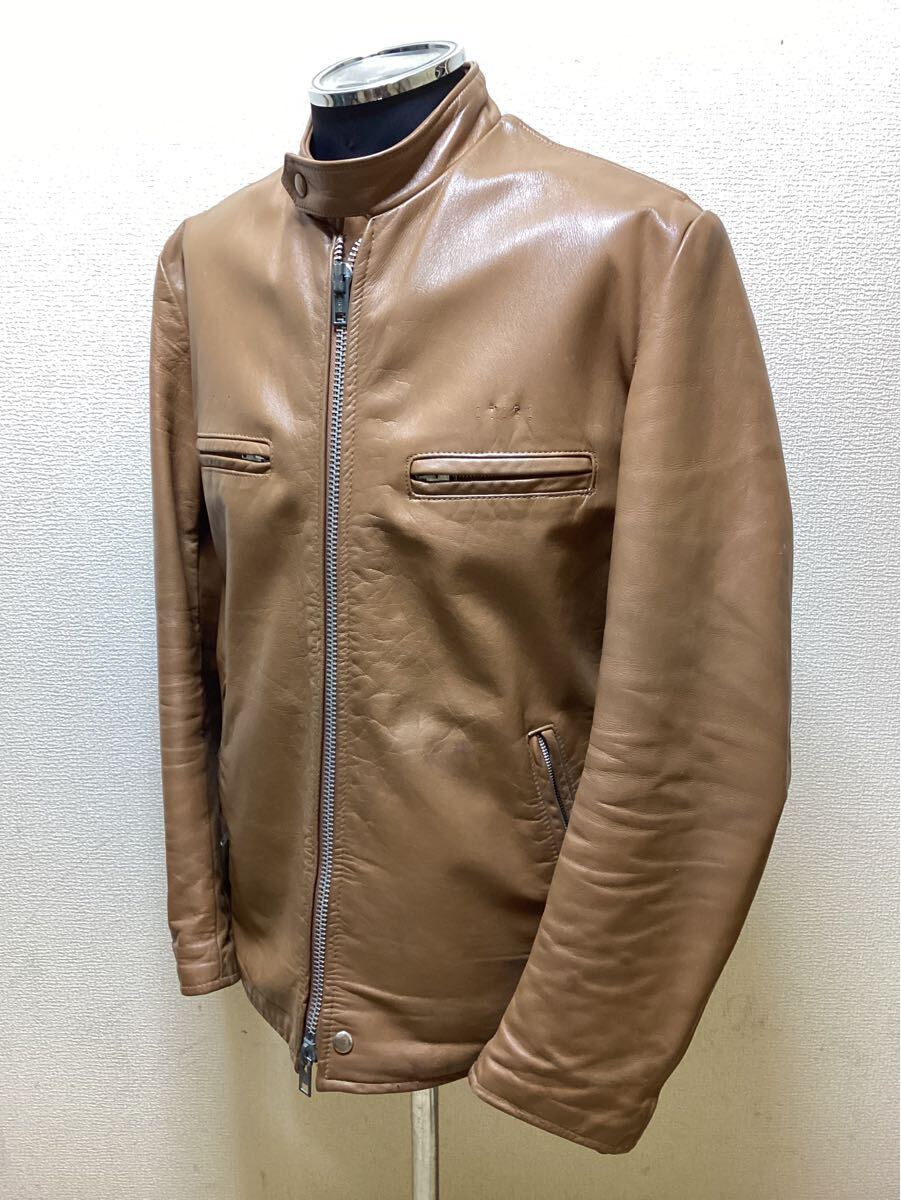 【 BRIMACO 】 シングル ライダースジャケット MADE IN CANADA 40〜42 中古品 検) Vintage 70‘s 80’s 90‘s Cafe Racer Lewis Leathers拍卖