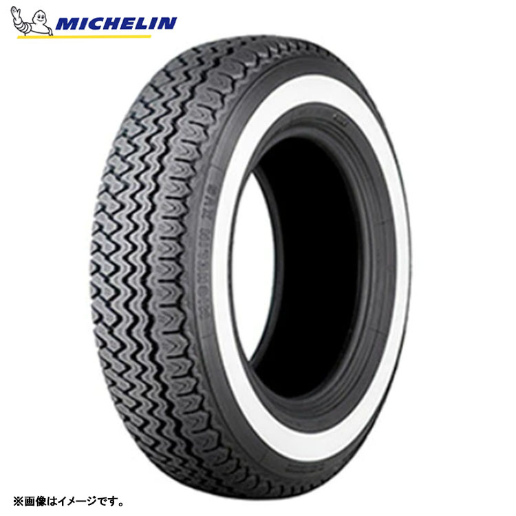 送料無料 ミシュラン クラシックタイヤ 【4本セット 新品】 MICHELIN XVS XVS ホワイトウォール 235/70HR15 101H TL FB20拍卖