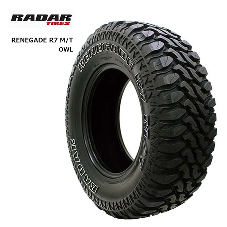 送料無料 レーダー 夏 タイヤ 【1本単品 新品】 RADAR RENEGADE R7 M/T.OWL レネゲイド R7 M/T.OWL 315/75R16 121/118Q拍卖