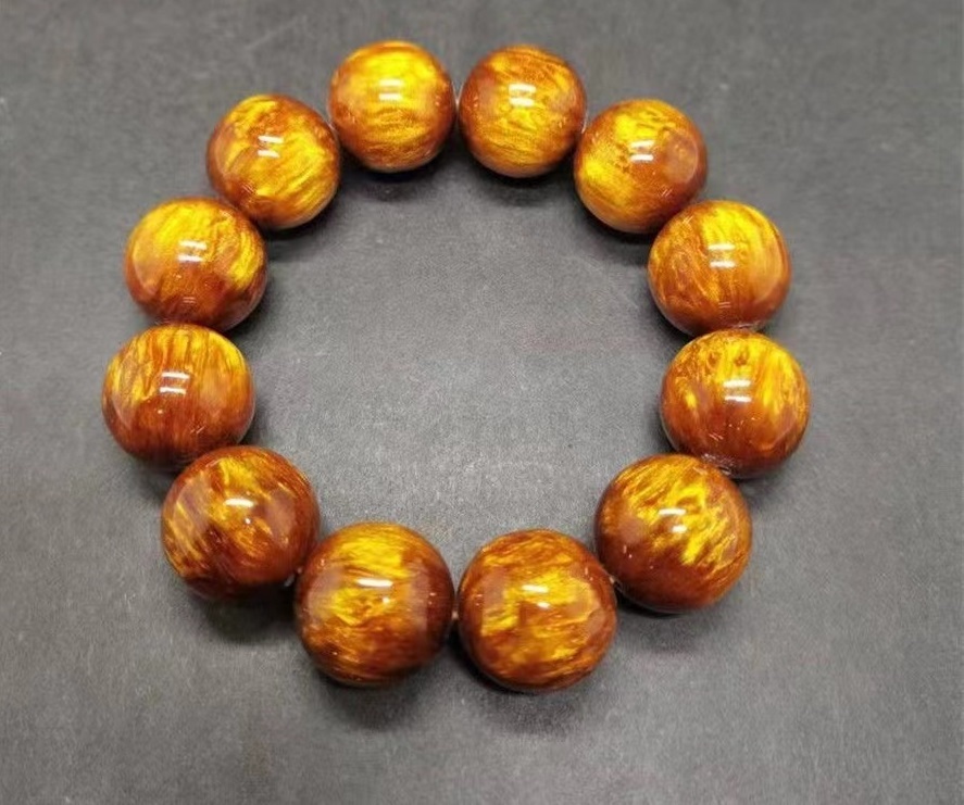 新入荷人気品男性 金糸 海柳 天然輝き 黒珊瑚 ブレスレット 修身 養性拍卖