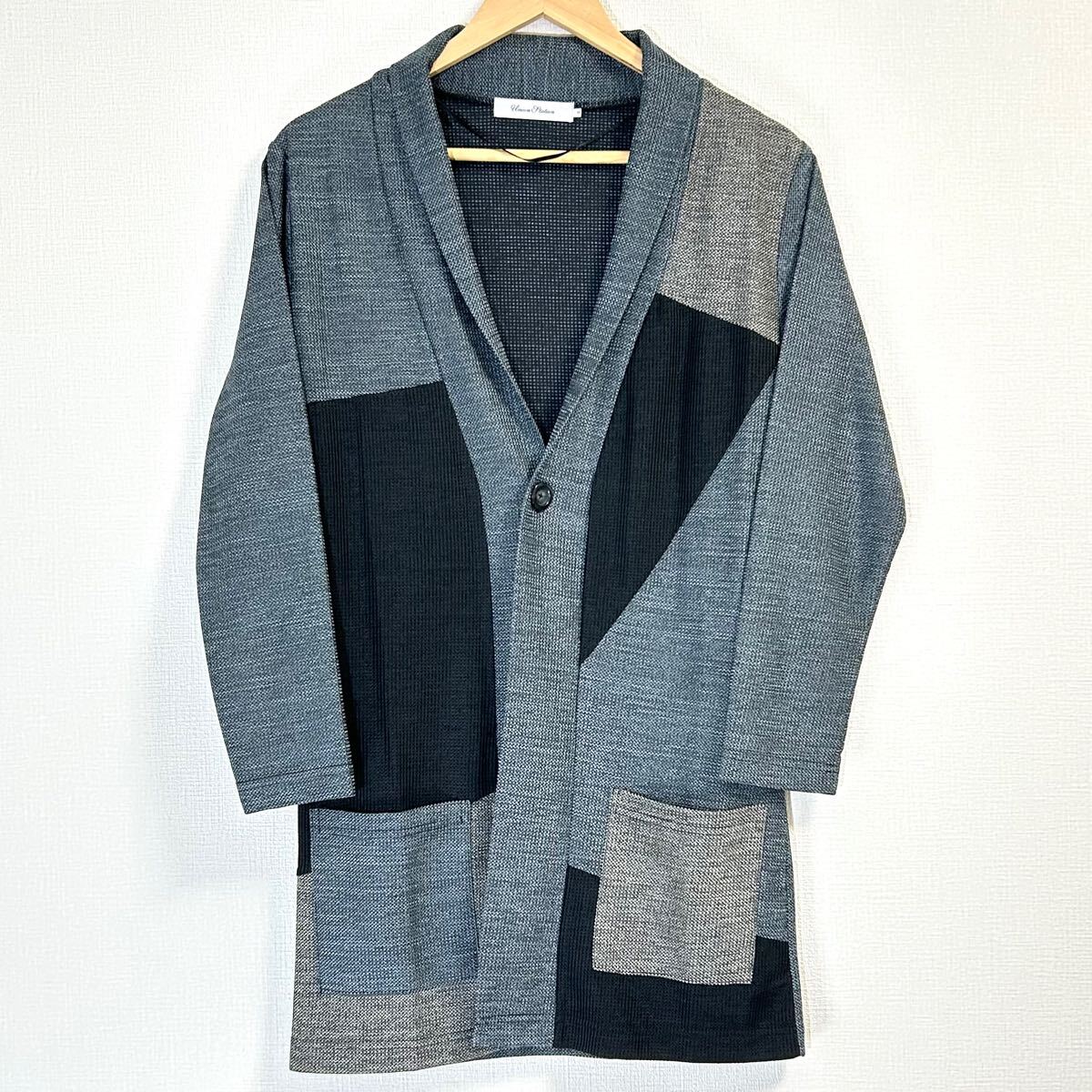 イケおじコーデ◎ 薄手◎【Union Station】ユニオンステーション コーディガン カーディガン レーヨンカジュアル 大人 ブラック S/Y23384TT拍卖