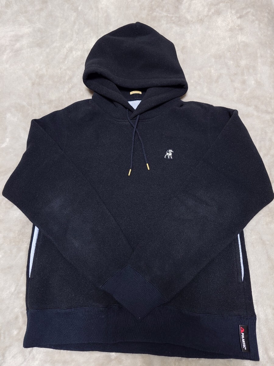 USZ4803 the shepherd undercover POLARTEC フリース プルオーバーパーカー 黒2拍卖