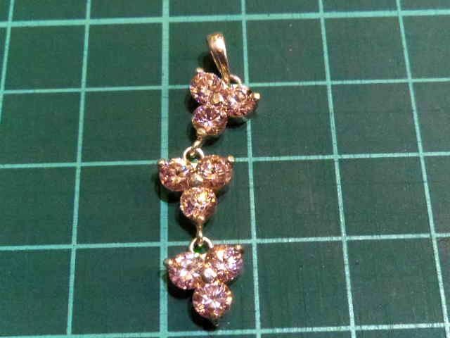 シルバー925 ペンダントトップ CZ拍卖