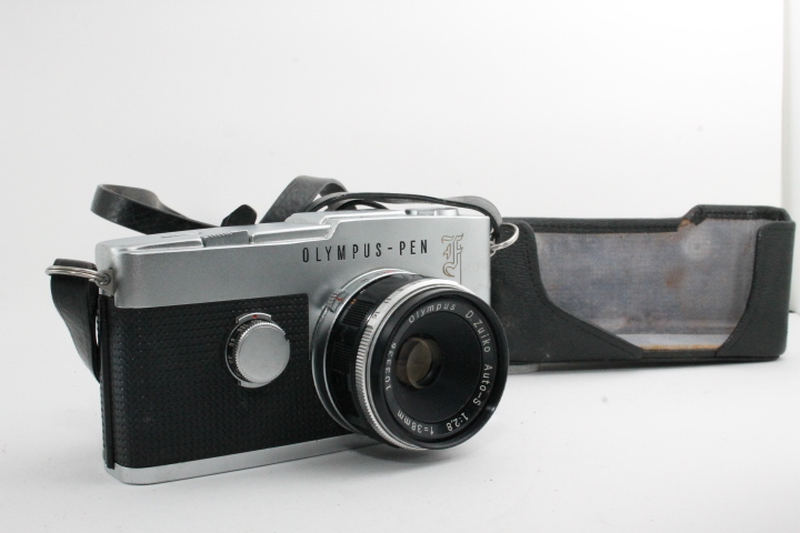 ★訳あり大特価★ OLYMPUS PEN-F 花文字 + F2.8 38mm #M997拍卖