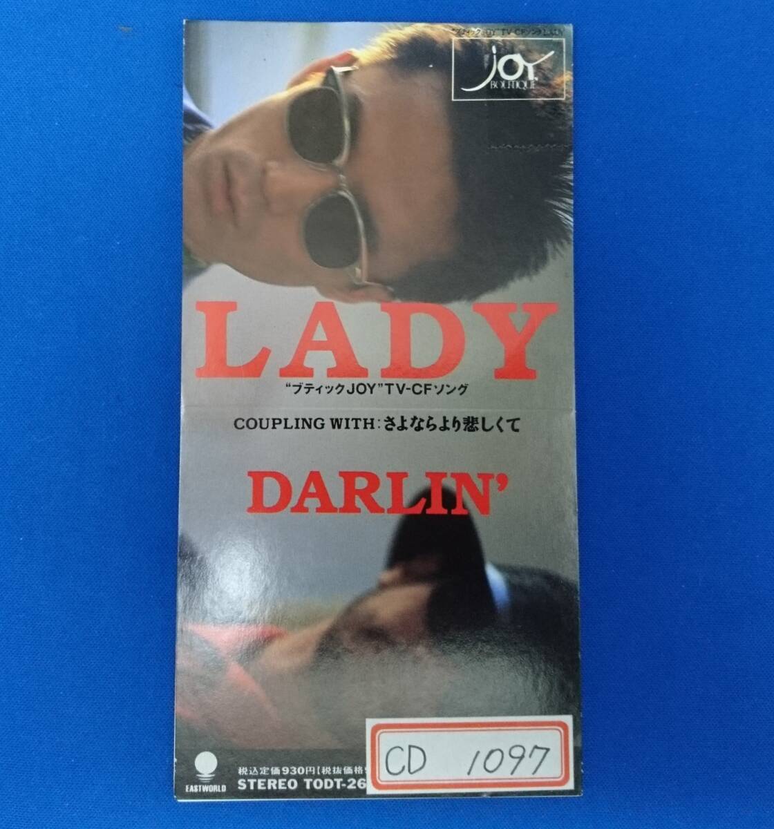 8cmCD シングルCD DARLIN′/①LADY (ブティックJOY TV-CFソング) ②さよならより悲しくて拍卖