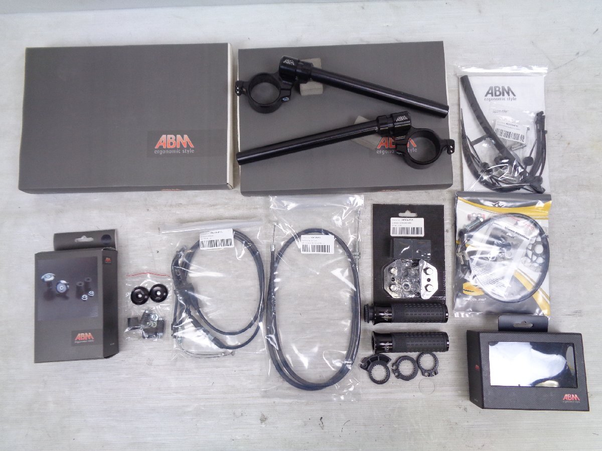 YZF-R1 2CR ABS 15-19 ABM スポーツクリップ セパレートハンドル セパハン バーエンド グリップ セット 未使用【F660】拍卖