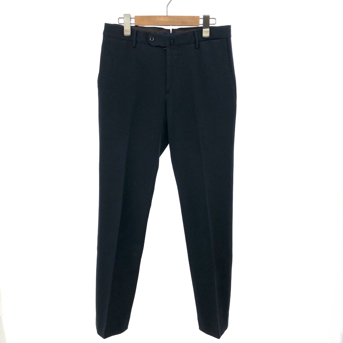 ◆INCOTEX インコテックス SLIM FIT スラックス パンツ サイズ:46◆ ネイビー メンズ HIGH COMFORT ボトムス拍卖