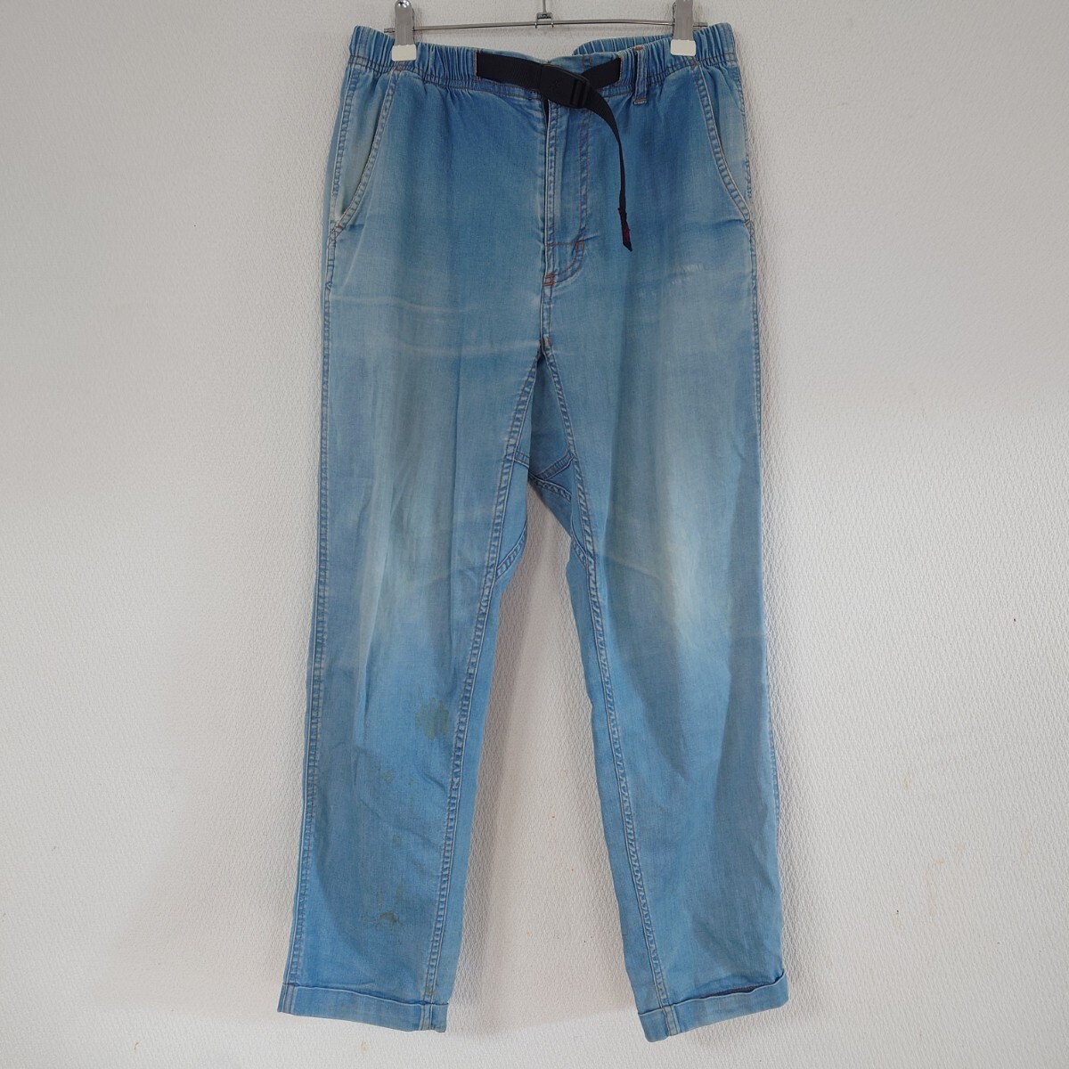 GRAMICCI グラミチ メンズビギ コラボ クライミング パンツ デニム インディゴ 別注拍卖