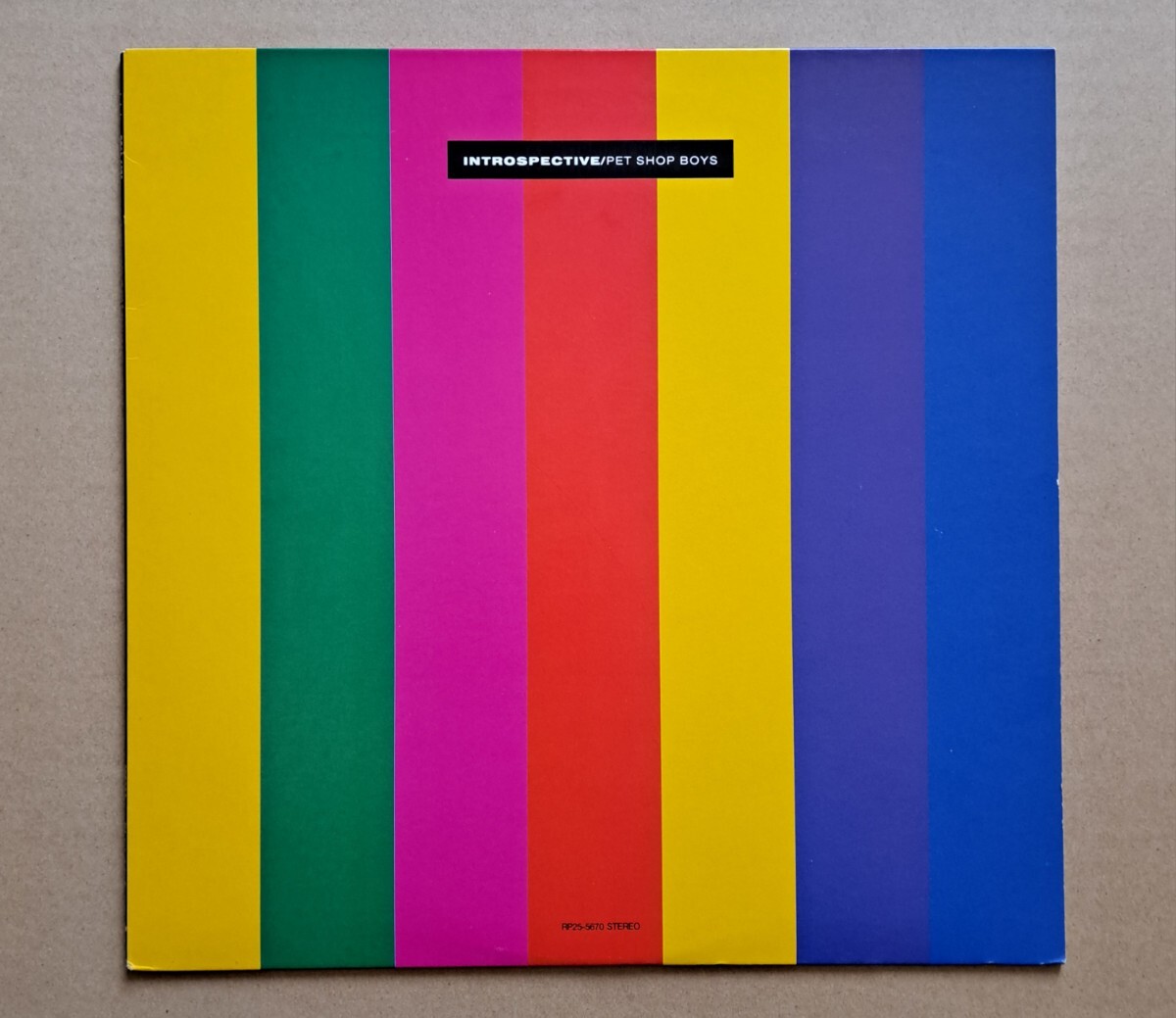 1988年 国内盤LP◎ペット・ショップ・ボーイズ『イントロスペクティヴ』RP25-5670 東芝EMI Pet Shop Boys / Introspective拍卖