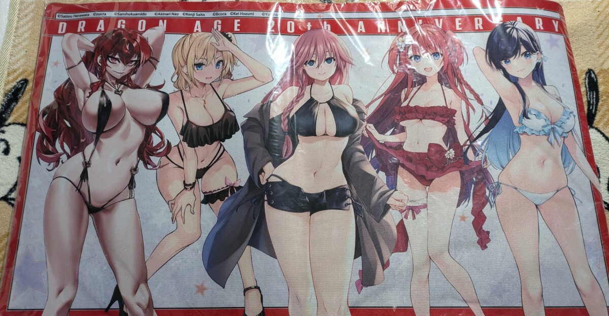 ドラゴンエイジ20周年記念 ポップアップストア ラバーデスクマット 転生コロシアム トリニティセブン ストラテジックラバーズ拍卖