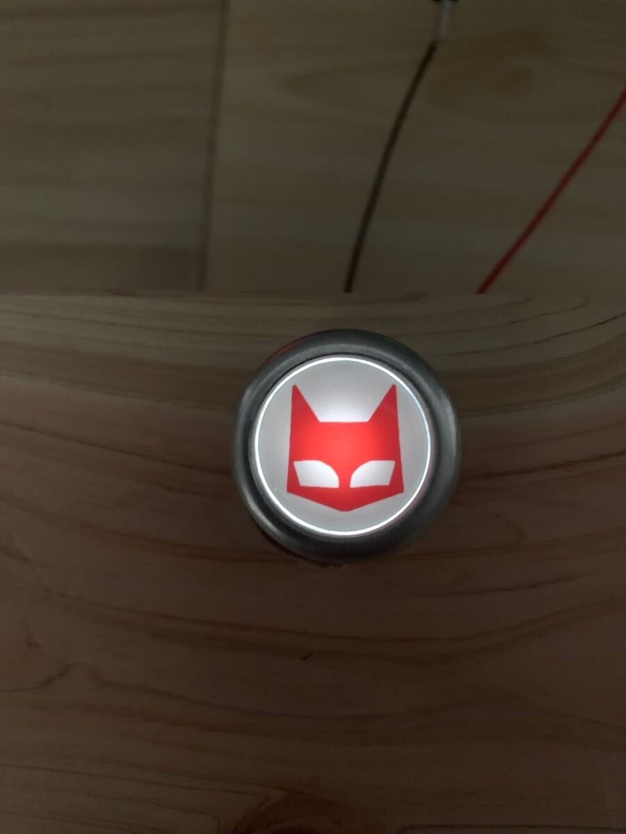 光るナンバーボルト マーシャル赤タイプ 12V 防水 旧車 発光 ドレスアップ バイク用 チャンプロード 昭和レトロ拍卖