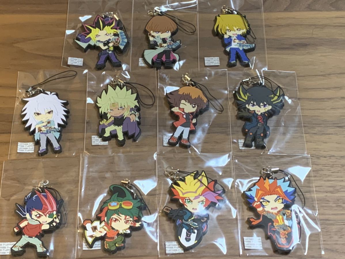 アドアーズ6店舗限定!遊戯王 ラバーストラップ 全11種 闇遊戯 海馬 城之内 闇バクラ 闇マリク 遊城十代 遊星 遊馬 遊矢 藤木遊作 穂村尊拍卖