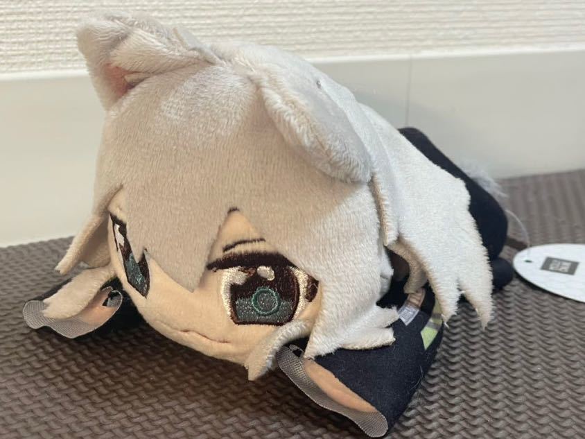新品・タグ付き【獅白ぼたん】単品 ホロライブ ボイス入りぬいぐるみ モーリーファンタジー/PALO限定 hololive 寝そべりぬいぐるみ拍卖