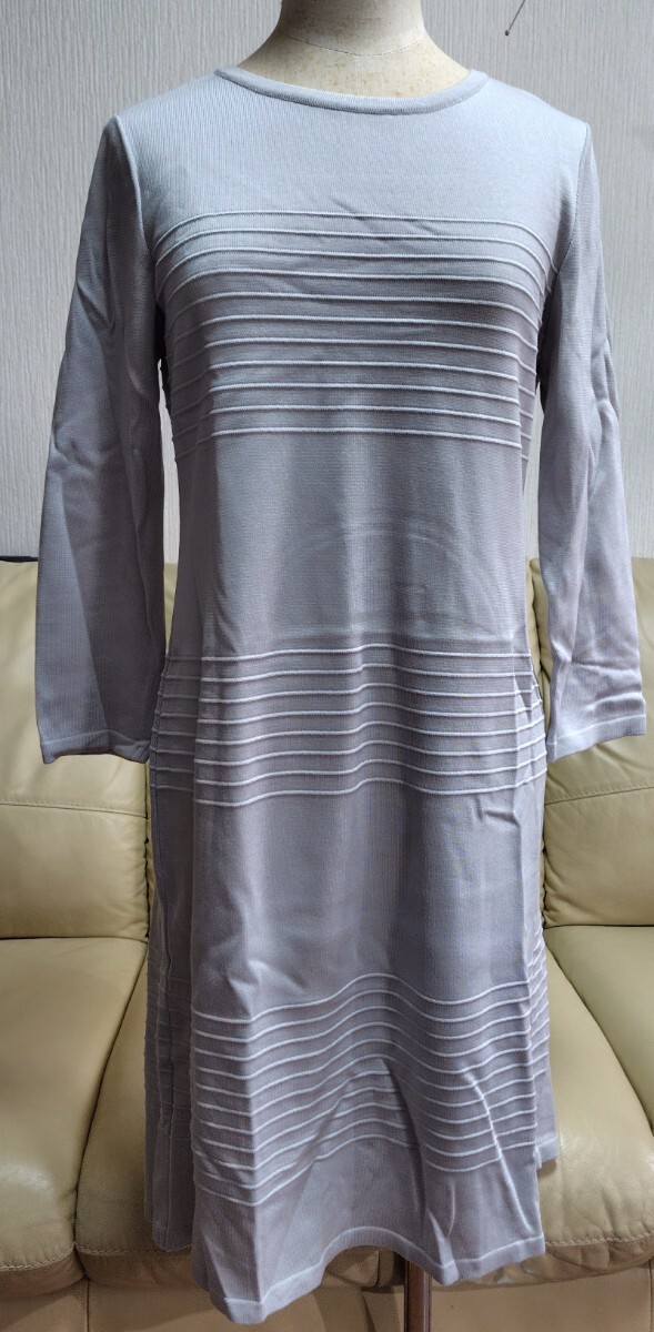 【未使用】HANAE MORI ハナエモリ アルマアンローズ ニット ワンピース 新品 送料無料拍卖